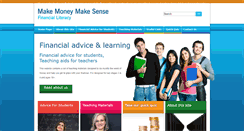 Desktop Screenshot of moneymakesense.co.uk